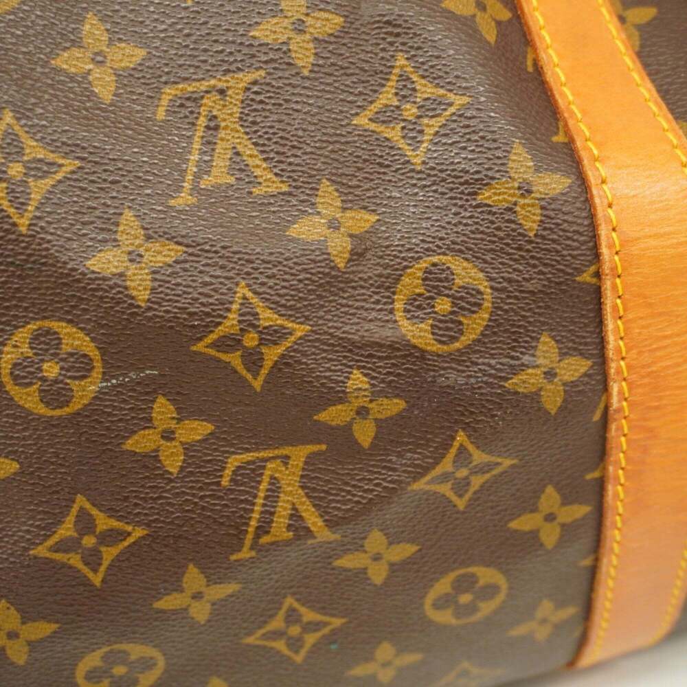 LOUIS VUITTON Brown Monogram Keepall 60 Boston Bag - Picture 9 of 11